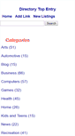 Mobile Screenshot of directory.topentry.info